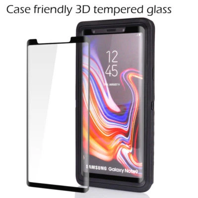 Protector de pantalla de vidrio templado amigable con la funda para Samsung Galaxy S7/S8 Plus Note Foto 1 de 4