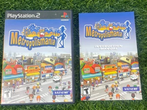 ¡ESTUCHE DE REPUESTO Y MANUAL SOLAMENTE! Metropolismania PlayStation 2 PS2 sin juego X10 - Imagen 1 de 3