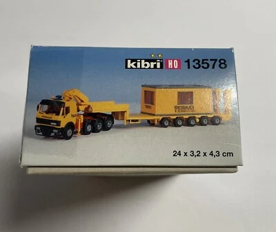 Kibri 13578 HO Scale Truck Heavy Load Trailer build Kit - Image 1 of 3
