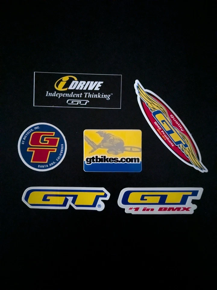 GT BMX/Mountain Bike Stickers - Image 1 of 1