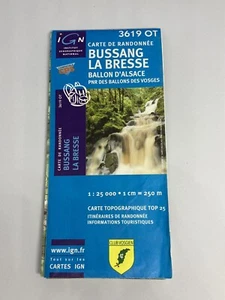 IGN Französische Wander Reise Karte Bussang La Bresse Elsass 1:25000 Topo 3619 OT - Bild 1 von 12