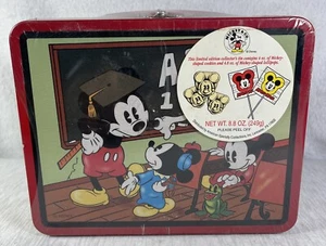 Disney Mickey Mouse School Design Lunch Box SEALED Mickey's School Days New - Picture 1 of 7