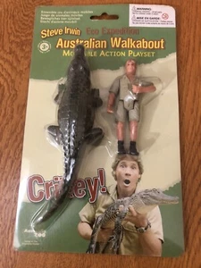 NUEVO 2005 STEVE IRWIN ECO EXPEDICIÓN AUSTRALIANA WALKABOUT FIGURA DE ACCIÓN CONJUNTO NUEVO EN PAQUETE - Imagen 1 de 6