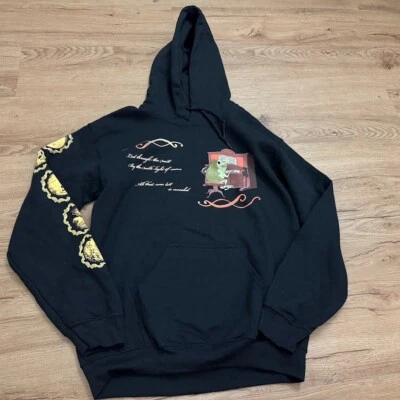 Over The Garden Wall Frog Piano Hoodie Size Small New with Defect PAINT STAIN - Изображение 1 из 4