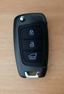 Genuine Hyundai Kona remote flip key 2017 2018 2019 2020 2021 2022 - Picture 1 of 3