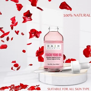 Aceite natural de melocotón yoni humedad vaginal pH equilibrio eliminar olor picazón (60 ml) - Imagen 1 de 8