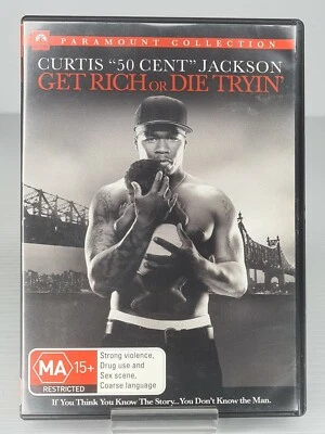 Get Rich Or Die Tryin' DVD Omar Benson Miller Joy Bryant Tory Kittles Adewale - Image 1 of 2