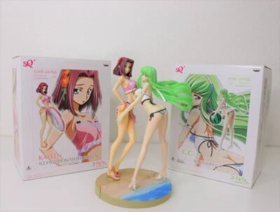 Figura Code Geass Lelouch of the Rebellion SQ C.C. & Kallen Juego de 2 Banpresto Foto 1 de 4