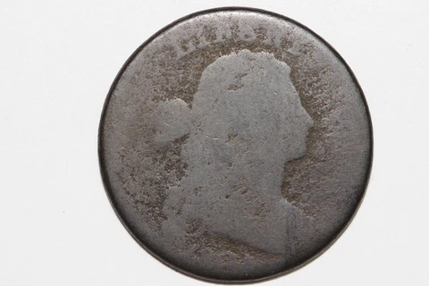 1801 Draped Bust Liberty Large Cent Coin Grades Fine (LRG827) Cover