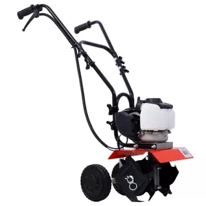 37.7cc 4-stroke Gas Power Garden Farmyard Tiller Cultivator 6500rpm Tilling Tool - Picture 1 of 16