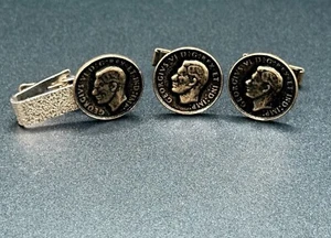 Gemelos Canadá 1 centavo corbata clip ver vintage M14 - Imagen 1 de 15