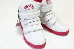 2NE1 Memorabilia FILA Black Jack Edition High Cut Size 6 230mm Pink Sneakers - Picture 1 of 5