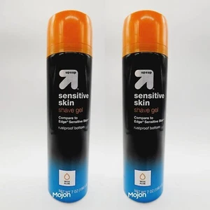 2-Pack Up & Up Men's Shave Gel With Aloe Sensitive Skin Rustproof Bottom, 7 oz - Picture 1 of 8
