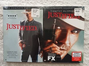 Justified: Complete Seasons 1 & 2 (DVD, 2010, 2011) Brand New - Picture 1 of 3