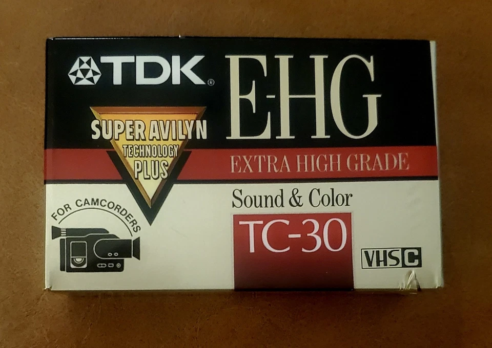 New TKD Video Tapes VHS-C TC-30 EHC Premium High Grade  For Camcorders - Imagem 1 de 2