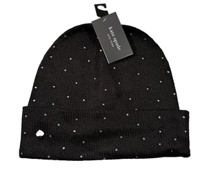 Kate Spade Disco Ball Beanie KS1004039C Strass schwarz Neu mit Etikett - Bild 1 von 12