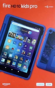 Amazon Fire HD 10 Kids Pro Tablet 2023 | 13. Gen. 32GB Sternennebel - Design NEU - Bild 1 von 3