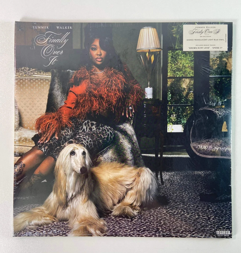 Summer Walker - Finally Over It [Indie-Exclusive Blue Vinyl] [Signed Insert] — 第 1/1 张图片