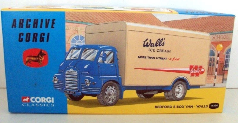 CORGI 1/50 - 19304 BEDFORD BOX VAN - WALLS - Image 1 of 1
