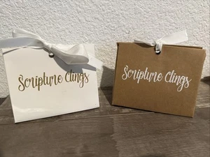 2 Packs Scripture Clings Watercolor Set Artwork Christian Set of 12 Different - Picture 1 of 6