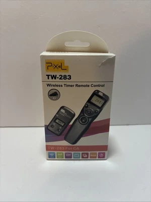 Pixel TW-283 E3 - Wireless Shutter Release Cable Compatible with Canon XT XTi XS - Image 1 of 4
