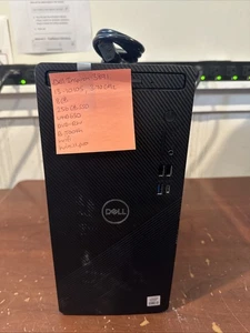 Dell Inspiron 3891, i3-10105, 3.70ghz, 8GB RAM, 256GB SSD, WiFi, Btooth, Win 11 - Picture 1 of 5