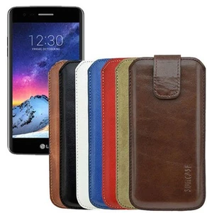 LG K8 (2017) - Custodia Cover Etui In Pelle Tasche Per Smartphone - Foto 1 di 11