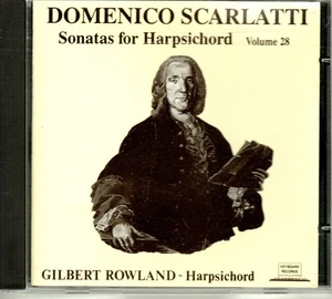 DOMENICO SCARLATTI - SONATAS FOR HARPSICHORD - VOLUME 28 - GILBERT ROWLAND - Picture 1 of 2