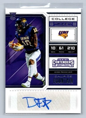 2018 Panini Contenders Draft Picks Daurice Fountain #290 Northern Iowa Panthers - Image 1 of 2
