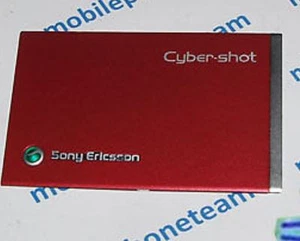 Neuf authentique original Sony Ericsson C902 housse de batterie rouge fascia boîtier arrière - Photo 1 sur 1