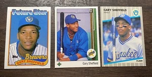 Gary Sheffield Rookie Card Lot Marlins Braves Brewers Padres Yankees Dodgers π₯ - Picture 1 of 4