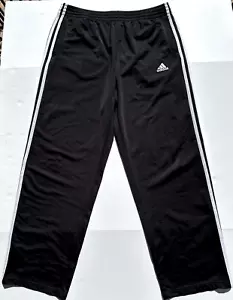 Adidas Trainingshose Jogging Running Climaproof Herren Medium gestreift schwarz 5894 - Bild 1 von 5