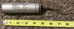 KR540 40 MFD 450 W. V. Run Capacitor Ve8 - Picture 1 of 4