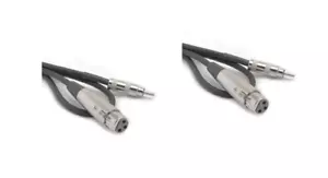 2x Hosa XRF-320 20FT 3-Pin XLR Female/RCA Male Cable Audio SPEAKER Mixer Stereo - Picture 1 of 1