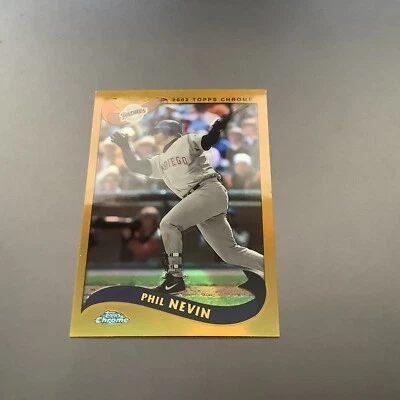 2002 Topps Chrome Phil Nevin Gold Refractor Padres - Image 1 of 2