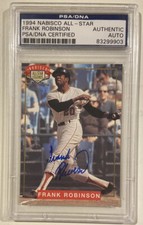 1994 Nabisco All-Star FRANK ROBINSON Signed Autographed Baseball Card PSA/DNA