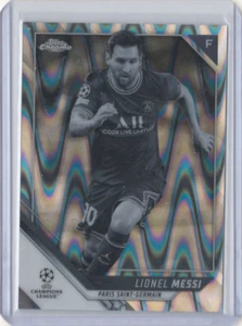 2021-2022 Topps Chrome UCL Lionel Messi Raywave - Picture 1 of 2