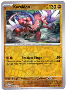 Pokemon Karte: Koraidon Reverse 090/142 Stellarkrone SCR Deutsch NM - Bild 1 von 1