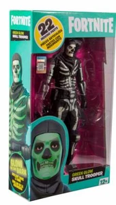 McFarlane Fortnite Green Glow Skull Troope rAction Figure,Glow-in-the-Dark - Picture 1 of 7
