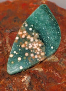 Ocean Jasper Freeform Cabochon 44 carats great patterns and colors - Picture 1 of 8