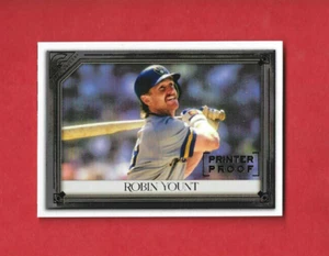 Topps Baseball 2021 Gallery Insert Printer Proof Robin Yount carte n°146 - Bild 1 von 1