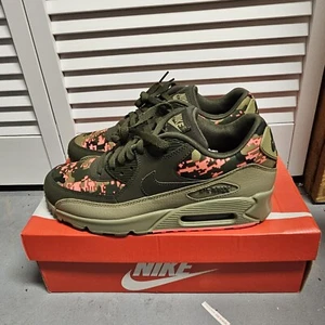 Nike Air Max 90 C Digi Camo Olive Cargo Men’s Size 9 Sneakers BNIB NEW - Picture 1 of 7