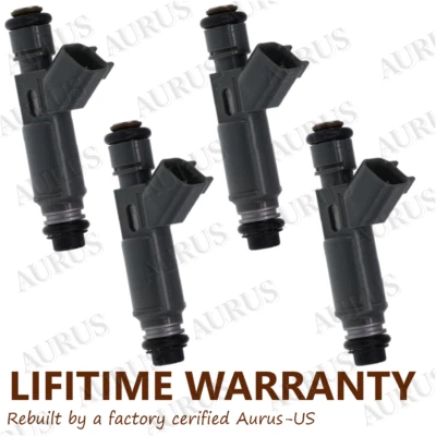 NEW OEM Denso 4 FUEL INJECTORS FOR 05-07 Pontiac Chevy Saturn 2.4L I4 12582704 - Image 1 of 4