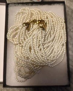 Ein schönes Vintage Saatperlen Halsband - Bild 1 von 4