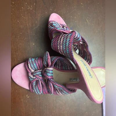 Charles David woman’s corona pump retails $259 size 8 Vacation Cruise blush - Image 1 of 4