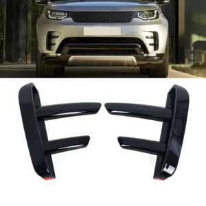 Pair Front Bumper Grille Air Vent Trim For 2017-2019 Land Rover Discovery 5 L462 - Picture 1 of 6