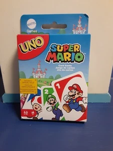 BRAND NEW!! Mattel Super Mario Bros UNO Card Game - Picture 1 of 5
