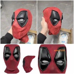 Deadpool 3 Cosplay Prop Mask Wade Wilson Mens Red Mask Halloween Mask US Stock - Picture 1 of 7