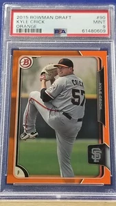 Kyle Crick - 2015 Bowman Draft Paper Orange   PSA 9  #21/25 - Picture 1 of 2