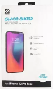 iFrogz Glass Shield Tempered Glass 5G Screen Protector fits iPhone 12 Pro Max - Picture 1 of 2
